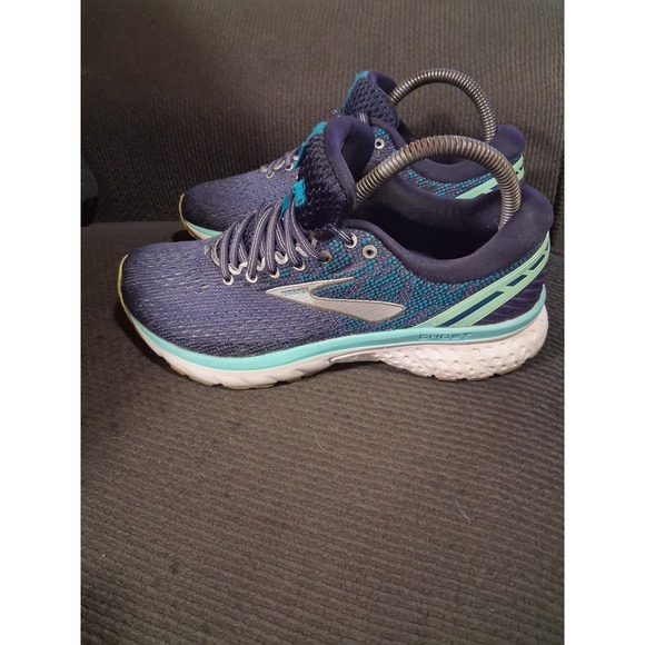 Brooks Shoes - Brooks Ghost 11 Womens Running Shoes Navy Blue Size‎ 7.5 B Medium 1202771B493